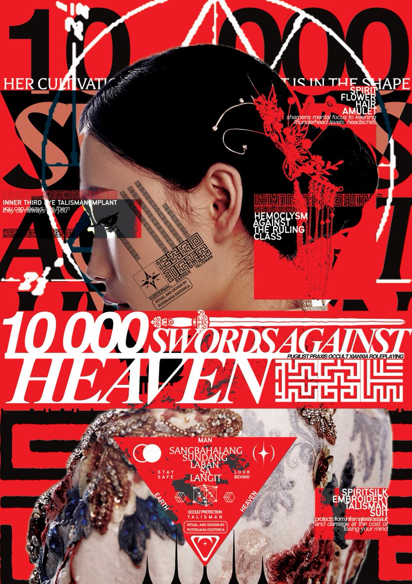 makapatag's tweet photo. 10,000 SWORDS AGAINST HEAVEN is a brutal occult martial arts ttrpg. 

you are a wanderer. martial artist, mystic, outcast

the world is the corpse of a corpse, slaughtered by Heavenly Bourgeoisie's nuclear javelins

CHANGE THE WORLD
DIE TRYING
HEMOCLYSM AGAINST THE RULING CLASS https://t.co/qSAwFKjjAi