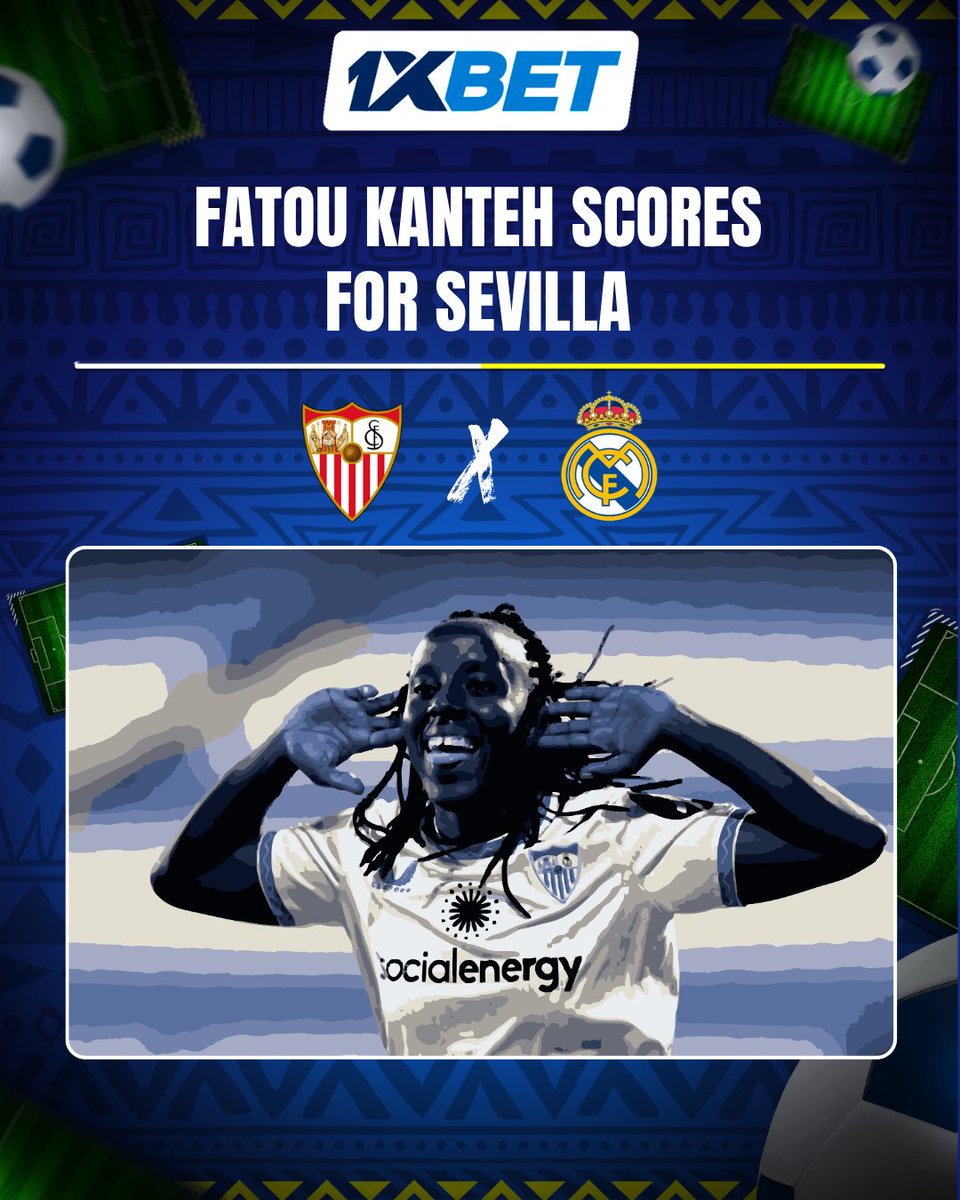 KANTEH ON TARGET IN SPAIN 🇬🇲🔥

Gambia international Fatou Kanteh found the net for Sevilla in their match against Real Madrid on May 3 ⚽

Gambian talent continues to shine abroad 👀