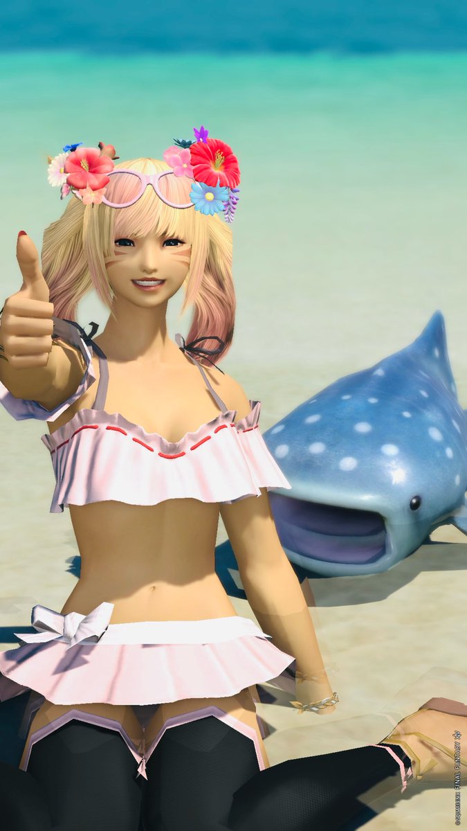 niriemon's tweet photo. じんべぇ釣れたぁ╰(*´︶`*)╯♡
#FF14
#ミコッテ https://t.co/p0I6DkHbhS