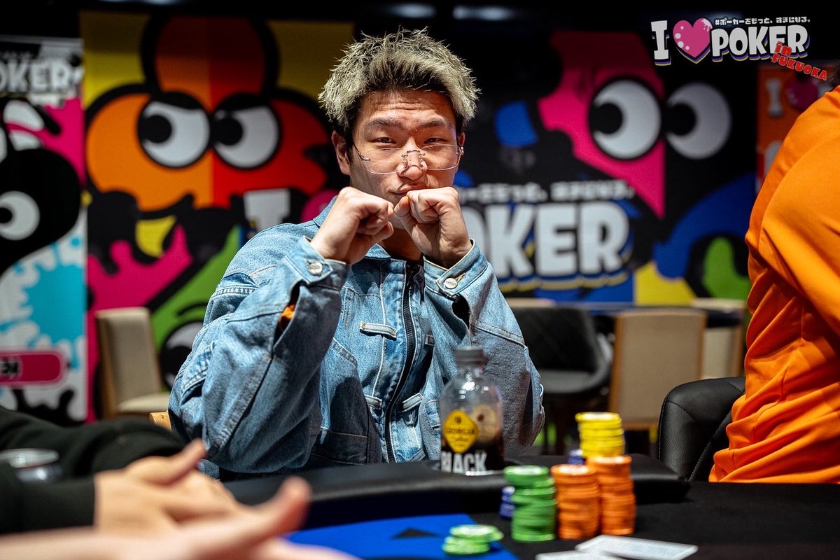 love_po_kyusyu's tweet photo. 【#13  MAIN EVENT DAY1 D】

現在のチップリーダーは、
💖 Tao 様/ 517,000 点

Level 9
Blinds  2,000/3,000（3,000）
Ave  175,000
Players  36/63
Reg  0:00

#ポーカーをもっと好きになる https://t.co/yjtIx7kxOd