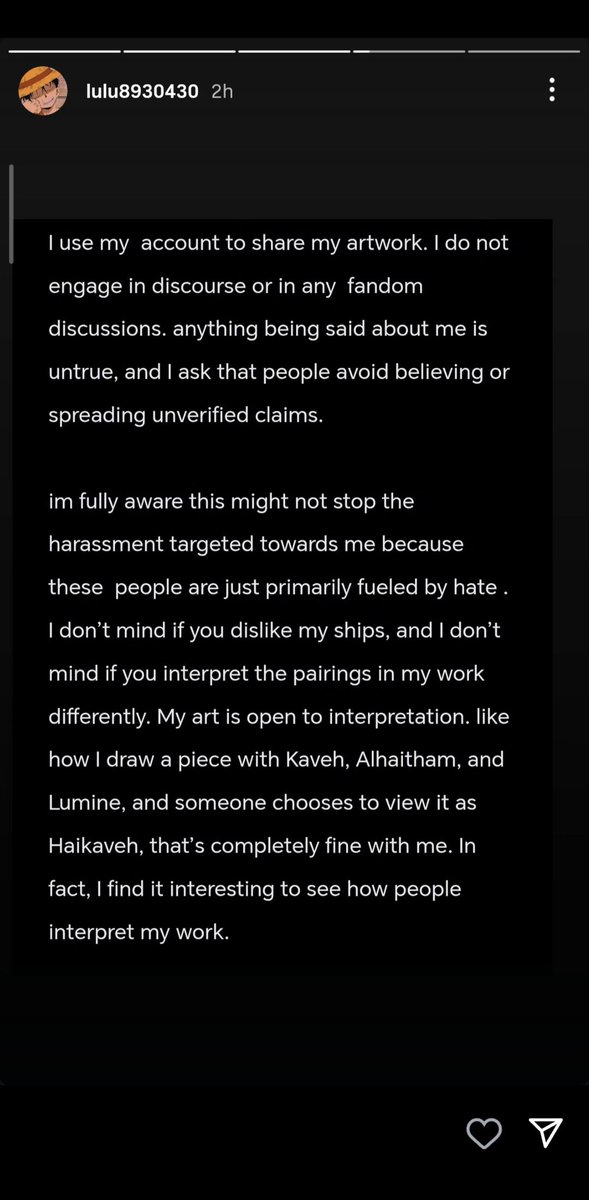 it really is just jealousy of her art from the gay fandom 😂😂😂 idk what more do i need to say. pathetic.