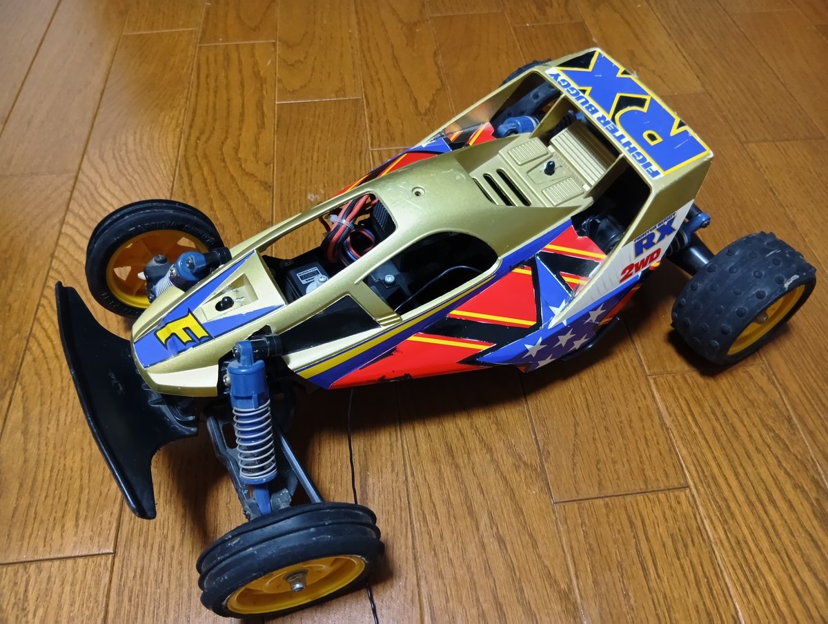 1996年発売のDT-01 ファイターバギーRXをジャンクですが入手！ 令和に