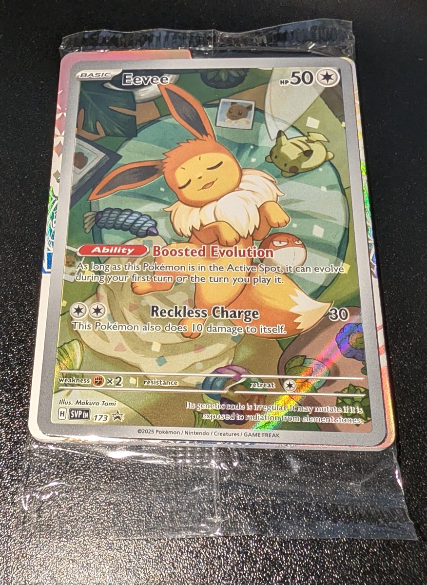 TCTPokemon's tweet photo. Eevee Sealed Promo

$12 + Shipping

Please claim below. https://t.co/6d7M3OrKgH