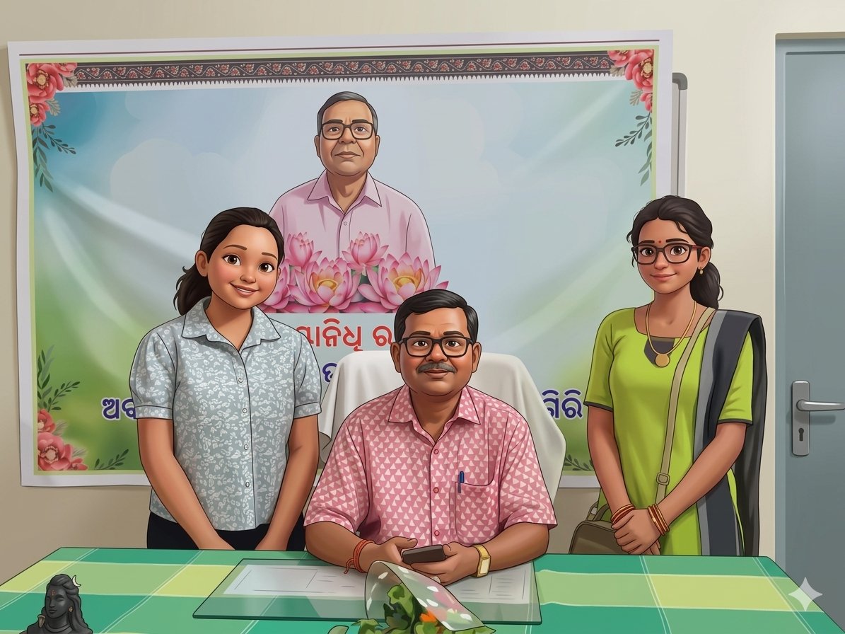 BeautyOfOdisha2's tweet image. "Apana nka 35+ barsha ra nishtha sebha ku pranam Papa_ 🙏  
Apana heuchi adarsha, anushasan aau prem ra pratika_ 💙  
_Retirement re apana nka pratyeka dina khusi aau swasthya re bhari rahu_ ✨  
#MyHero #HappyRetirement #GuruPita