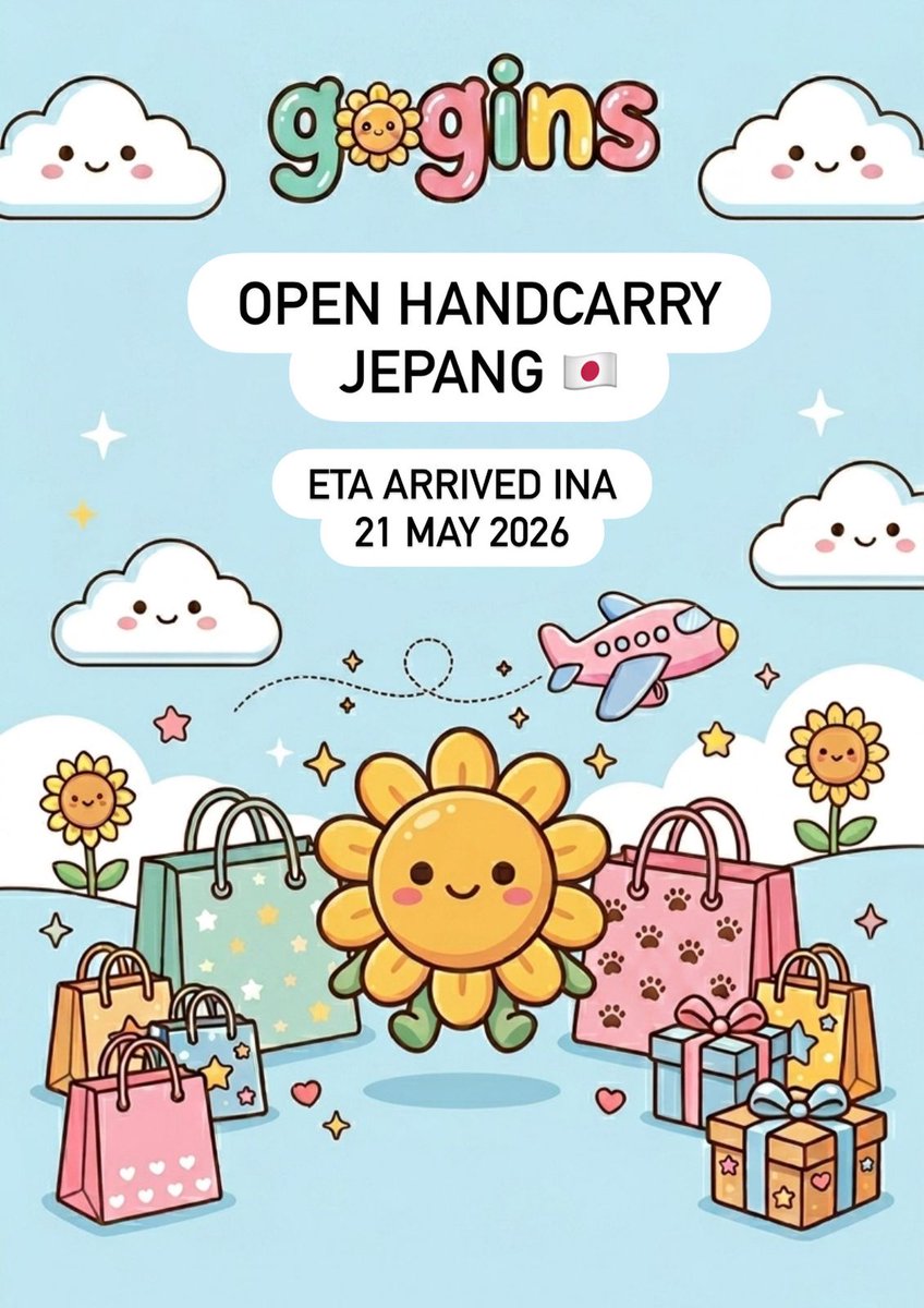 hellogogins | Jastip INA 🌻 tweet media