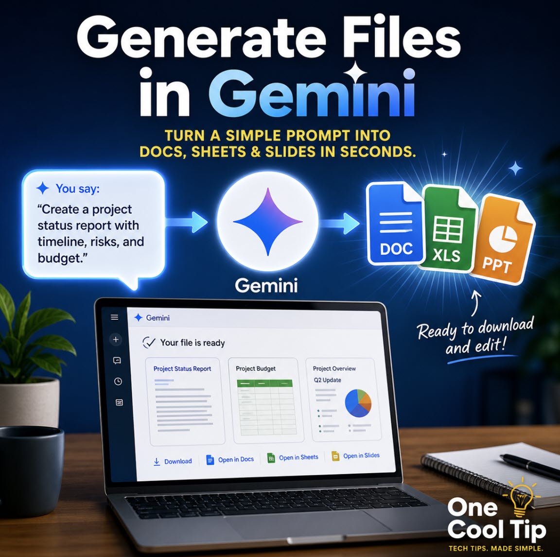 rjmans's tweet image. 📁 Stop Copying! Let Gemini Create Your Files.

Stop the copy-paste madness! 🛑 Gemini can now generate and download actual files like PDFs and Docs directly from your chat. Ready to see how much time you can save? Check out the full guide here! 🚀

#GeminiAI #GoogleWorkspace