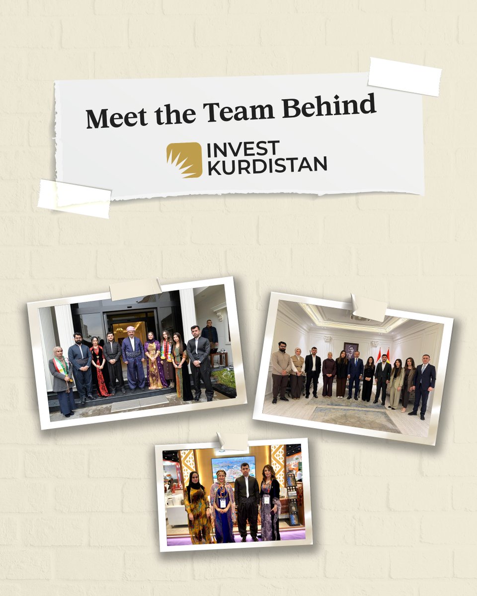 InvestKRI's tweet image. From insight to investment. Meet the Invest Kurdistan team working every day to connect investors with real opportunities. With expertise in research, communications, investor relations, and compliance.

#InvestKurdistan #TeamWork #KurdistanRegion #Erbil #InvestmentDestination