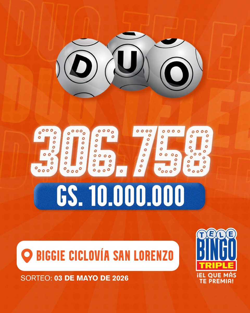 Telebingo Triple tweet media