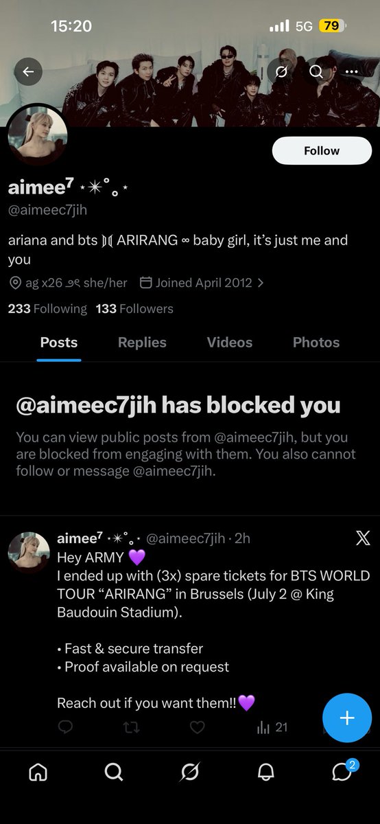 ttaesvante's tweet photo. ‼️‼️‼️

if youre looking for bts arirang tour brussels tickets, please stay away from these two: theyre definitely scammers, and theyre not the only ones. please dm me when you want a second opinion

please army be very careful, i hope those who look for tickets will get them <3 https://t.co/7BB0sDT3LU