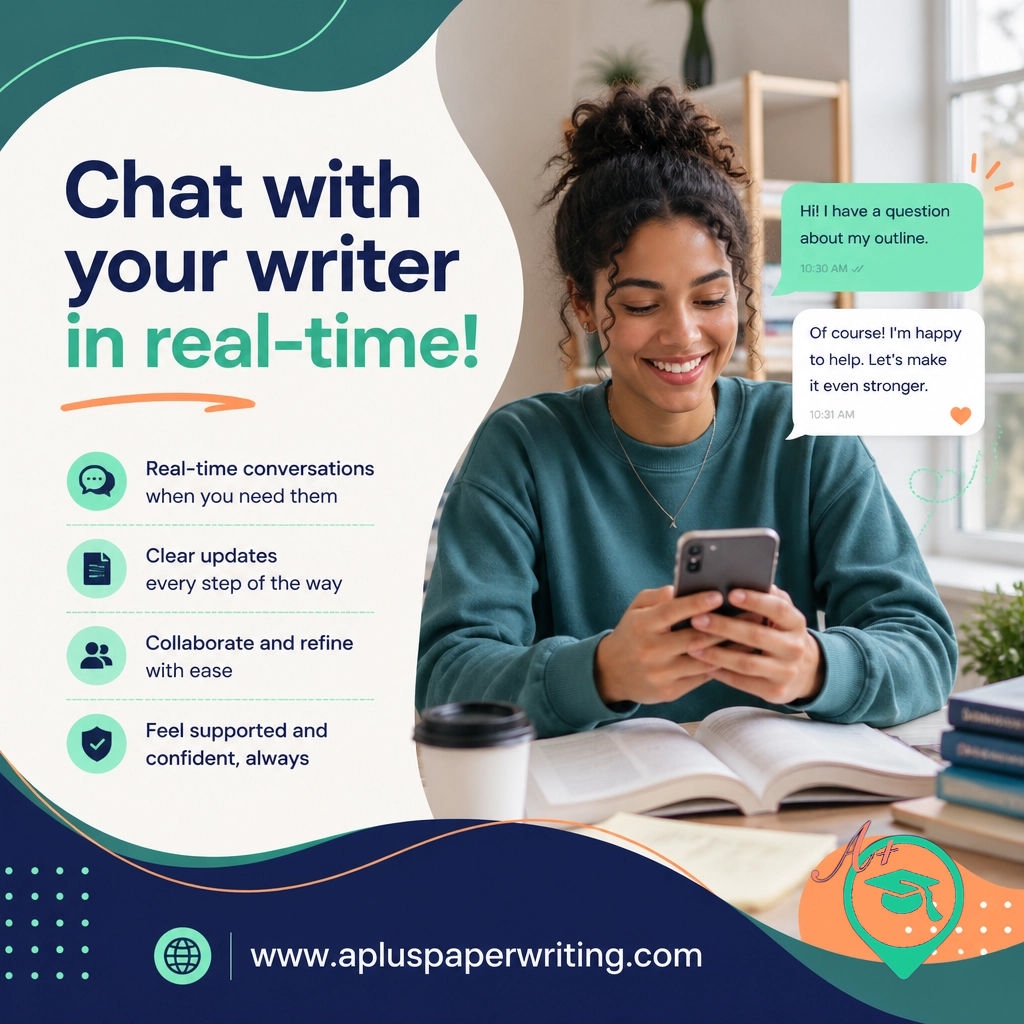 No more waiting! 😤 Message your writer in real-time to stay in the loop! 💬 Get exactly what you need, when you need it. Stress-free school life is just a chat away. 🖋️✨

apluspaperwriting.com

#StudentLife #WritingHelp #StudyTips #APlusPaperWriting
