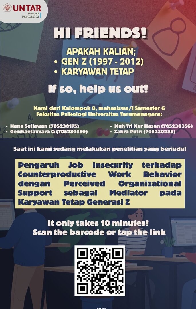 campus! Halo Gen Z! mohon bantuannya isi kuisioner kelompok aku ya.. kami mshkekurangan responden
klo butuh link/pny pertanyaan blh dm ke ig/twt @.gecchatvr ya ❤️
Sbg bentuk apresiasi, akan ada undian saldo dompet digital dg total 150k untk 6 responden. Thank you gen z!