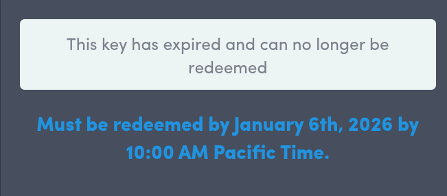 martmists's tweet photo. Hey @humble why was I never informed that a LOT of my humble choice keys had expiry dates? I don't think this was ever communicated and I have about 100+ keys I found so far that I just can't claim anymore. https://t.co/VDjrUxI7UH