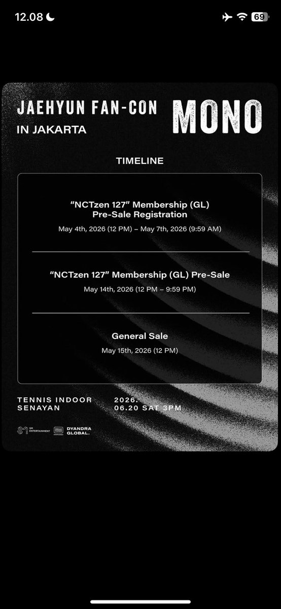 RACERVIBING's tweet photo. [OPEN JASWAR MEMBERSHIP JAEHYUN in JAKARTA ]

FEE 
CAT 1 = 400K
CAT 2 &amp; CAT 5-6 = 350K
CAT 3-4 = 250K 

jaswar only, pakai data pribadi + membership customer. 

Date war slot = 8 Mei 2026, jam 19.00 WIB

jastip slot bisa didapatkan di https://t.co/K6mkc8QuBs

#JAEHYUNFANCON https://t.co/B2NOm6jYNg