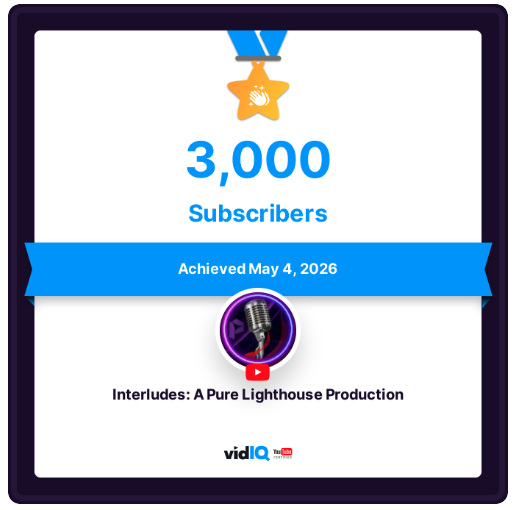 purelighthouse's tweet photo. Our YouTube channel achieved 3,000 subscribers on May 04, 2026! Track your success with @vidIQ #vidiq https://t.co/CgQadqVS4R #purelighthousemedia #motivationalmonday #valthevoicejohnson #entertainmentchannel #podcastlife #CoachTonyThompson #sportspodcast https://t.co/cp1Qnw25SP