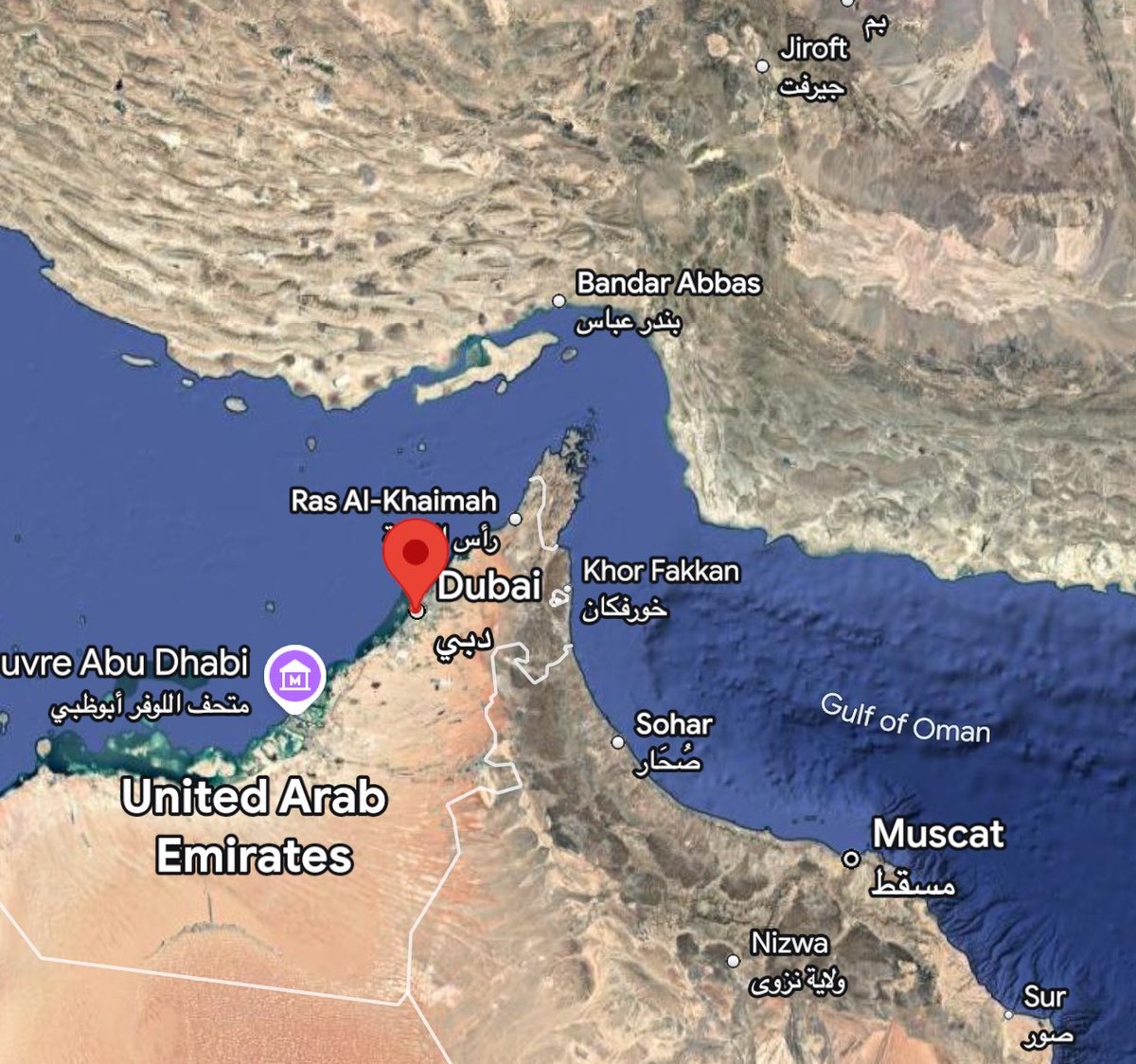 NSTRIKE1231's tweet image. #BREAKING 🇦🇪 Missile alert warning messages are being sent in Dubai.
It is still unclear whether this is a preventive measure or if Iran has launched missiles.