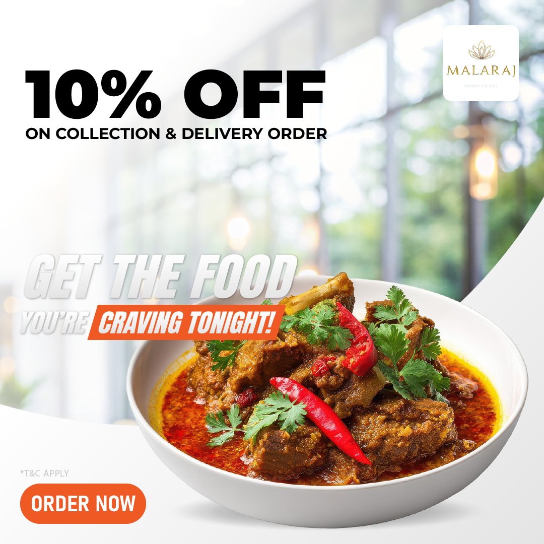 malarajStAlbans's tweet image. That “I need something good” feeling again? 🤤

You know exactly what it means. A proper meal that satisfies fully and feels worth it from start to finish. This is your moment to enjoy properly.

Get it now: chefonline.co.uk/malaraj-flamst…

#Malaraj #FoodCravingsUK #OrderNow #Takeaway