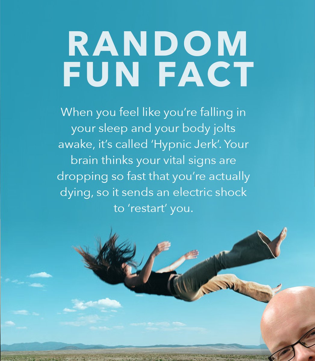 Have you experienced the hypnic jerk? Chances are you have! Enjoy today's Random Fun Fact!