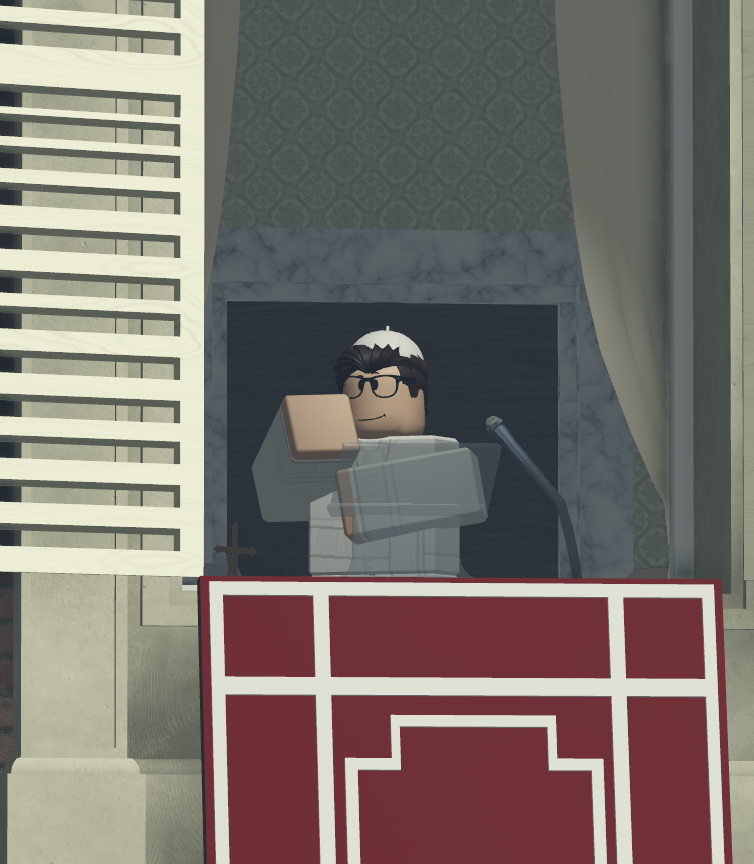 VaticansRBLX's tweet photo. His Holiness Pope Gregory XVI held his first Regina Caeli. The prayer will be said every Sunday by His Holiness from this week onwards.

-Fr.Conrad https://t.co/F0HSiScyiL