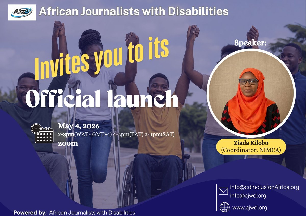 African Journalists with Disabilities tweet media