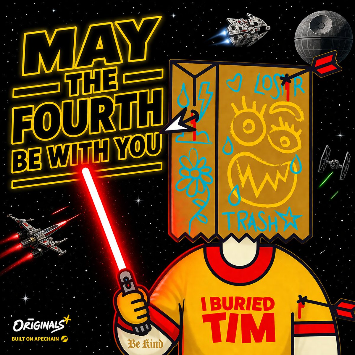 The1RealDmoney's tweet photo. GM LEGENDS ☕️

MAY THE FOURTH BE WITH YOU 🤘 https://t.co/wPjSd8F4Ta