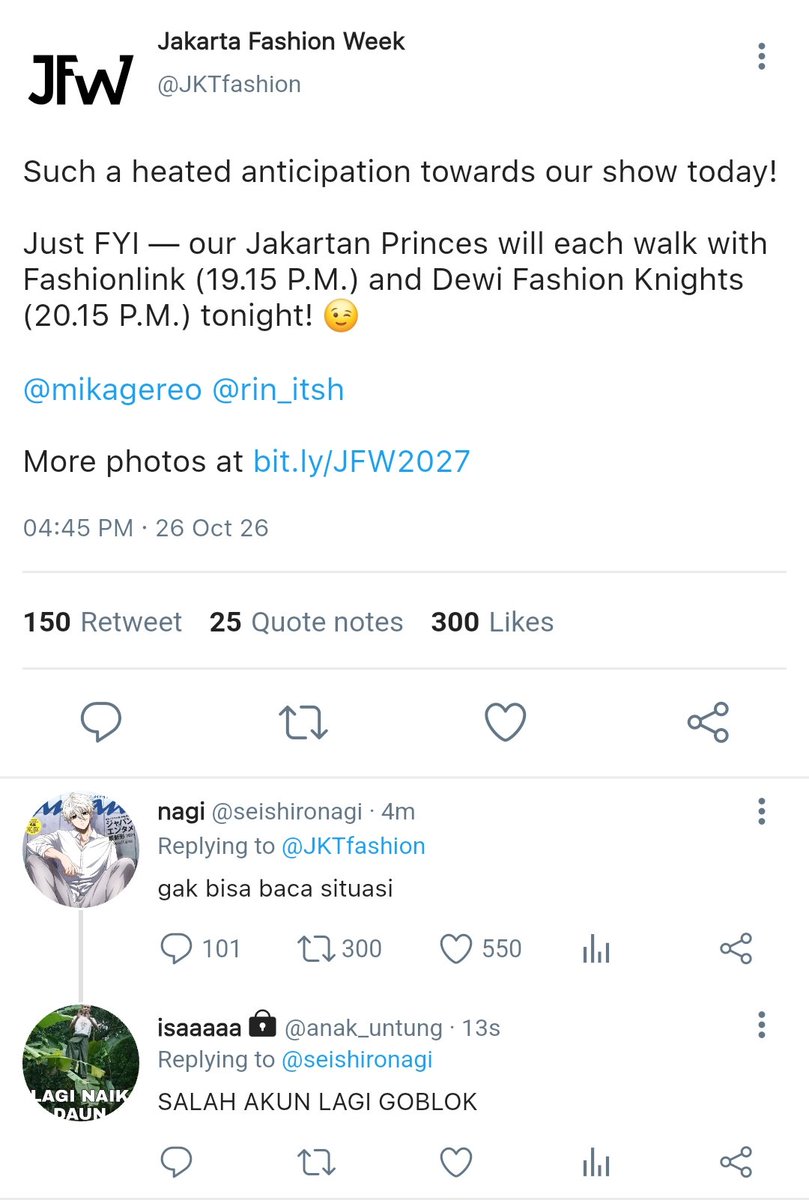 #nagireo fanfiction — of runways and stolen kisses
streamer x model au

nagi seishiro emang bilang "nanti aja kalo mau drama", tapi nyatanya malah dia yang bikin drama