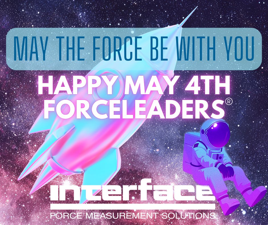 loadcells's tweet image. Whether you are testing boosters
or monitoring lunar landing loads,
Our sensors ensure your mission is a success.
May the 4th be For ForceLeaders, Always and Forever

#InterfaceForce #MayThe4th #SpaceTech #LoadCells #ForceLeaders #ForceEDU #ForceMeasurement #AerospaceEngineering