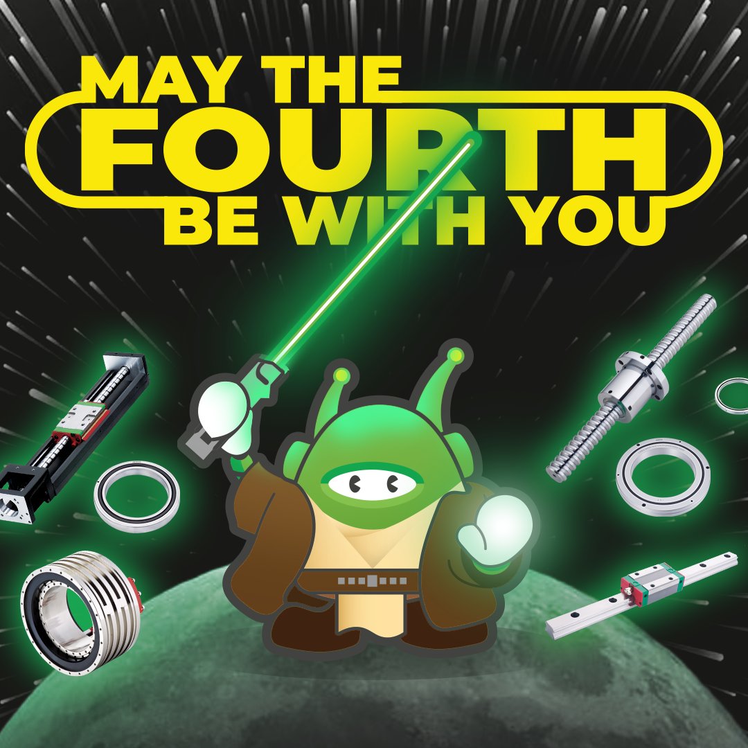 HiwinCorp's tweet photo. A long time ago in an industry far, far away…. The Jedi Bao Bao would help the world generate motion.

May the fourth be with you! https://t.co/LxFAabI4Yh