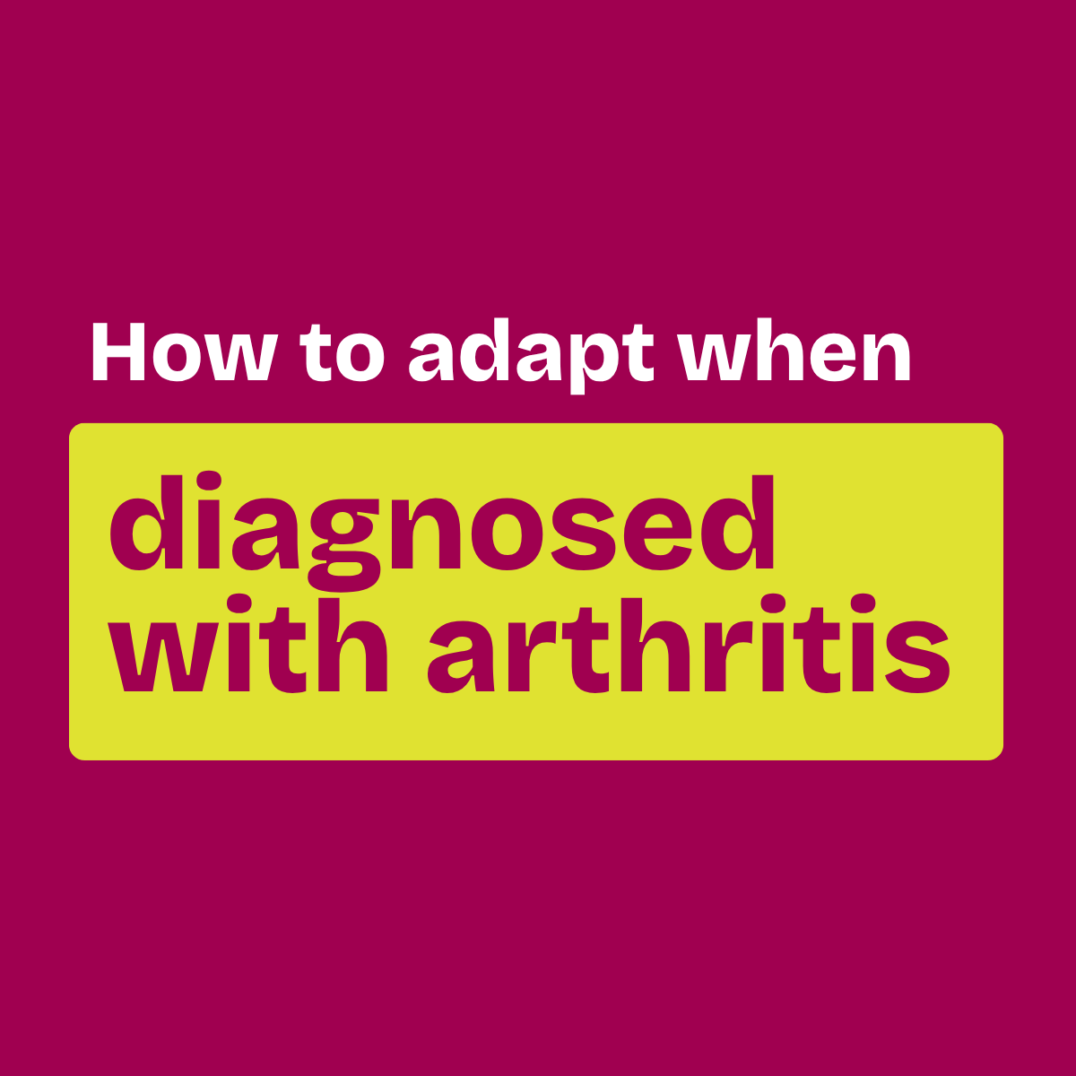 Arthritis UK tweet media