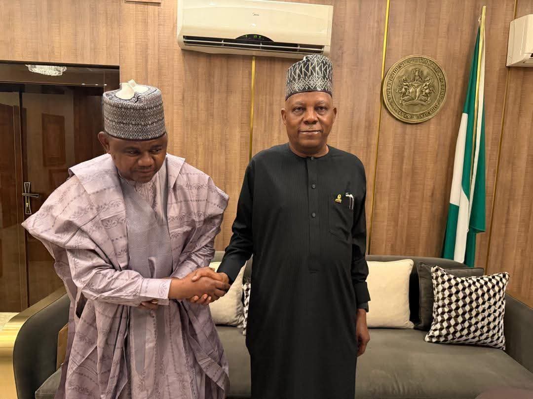 mustapha__gubio's tweet photo. It was a great privilege to meet with His Excellency, @KashimSM The Vice President, for the signing of my nomination form. I sincerely appreciate your guidance, support, and belief in this journey. May we continue to work together for the progress and unity of Borno state. https://t.co/tthBTihto9