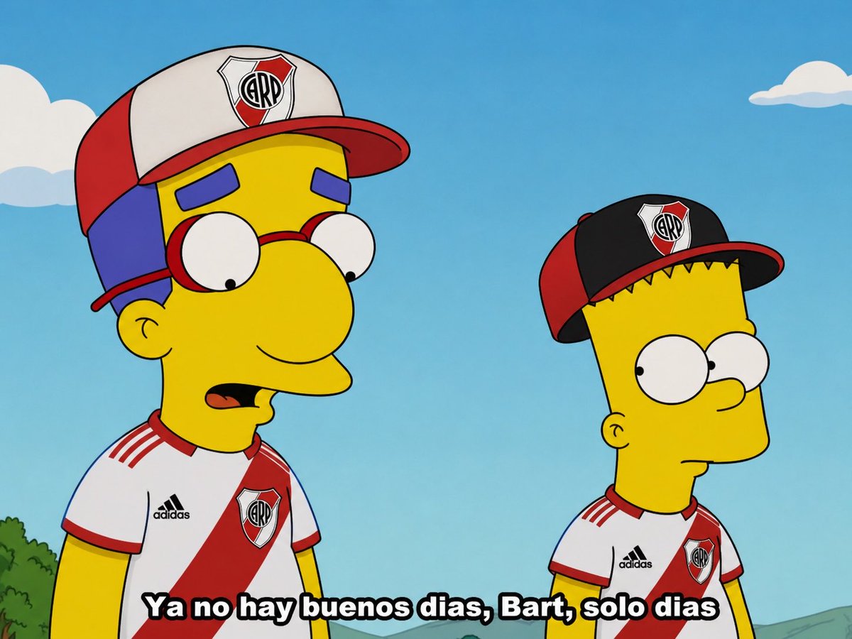El hincha de River hace dos años: