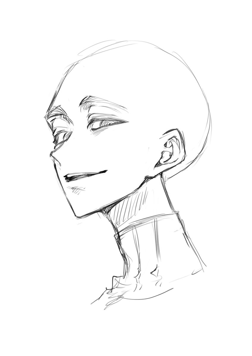 bnblr19's tweet photo. エイデンを本人から見て左側から描くのがとんでもなく好きなんですが、好きで描いてるはずなのに髪の毛で隠れた部分が惜しくて仕方がない…… https://t.co/wm2LkJycrR