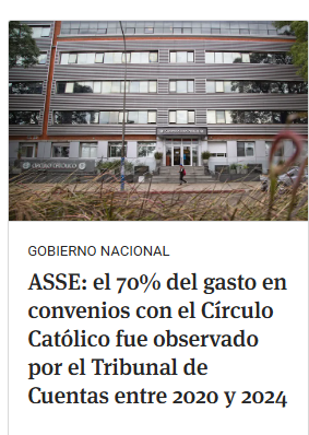 Una gigantesca estafa diseñada por el gobierno anterior que terminó en la destrucción de Casa de Galicia para favorecer los intereses del ministro de salud, puestos en el Círculo Católico