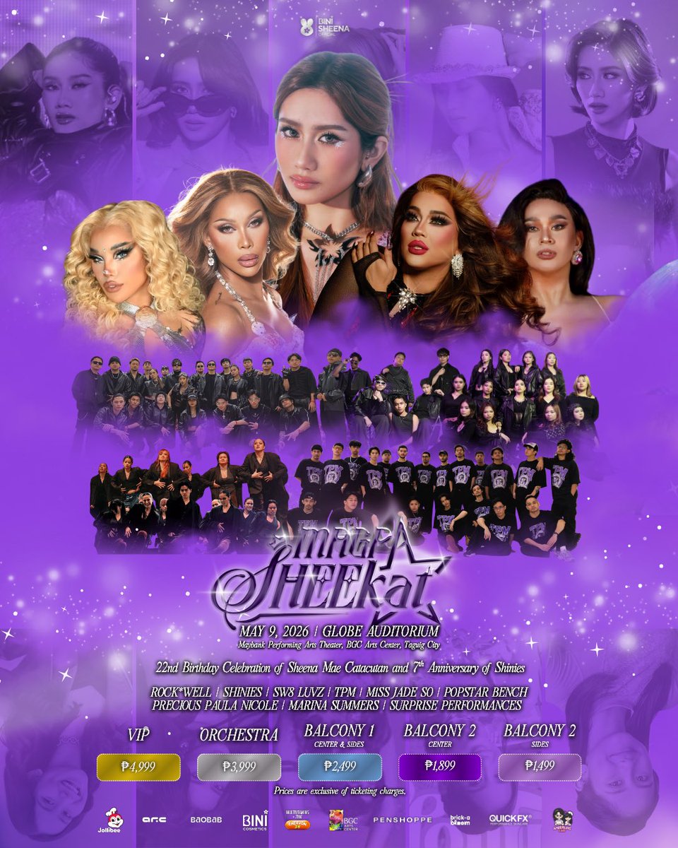 Everything is set for the BIGGEST Sheena celebration of the year!! And you already know it’s going to be unforgettable! 👀🔥 

From a full powerhouse lineup to the incredible sponsors backing this event, #MagpaSHEEkat is ready to bring the energy, the talent, and the love all in