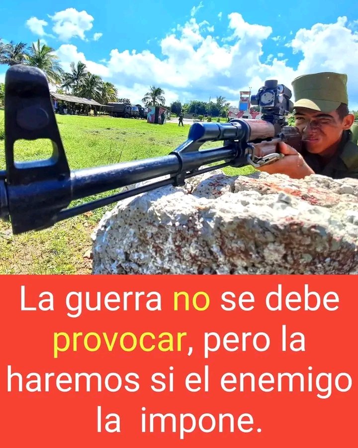🇨🇺La guerra no puede concluir sino “con la victoria o la muerte”, y para Cuba no puede existir otra alternativa que la victoria, “cueste lo que cueste”.
#FARCuba