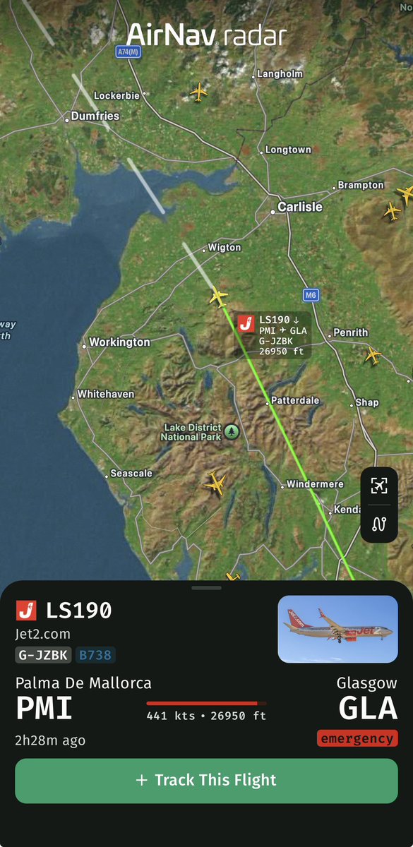 Flight Emergency tweet media