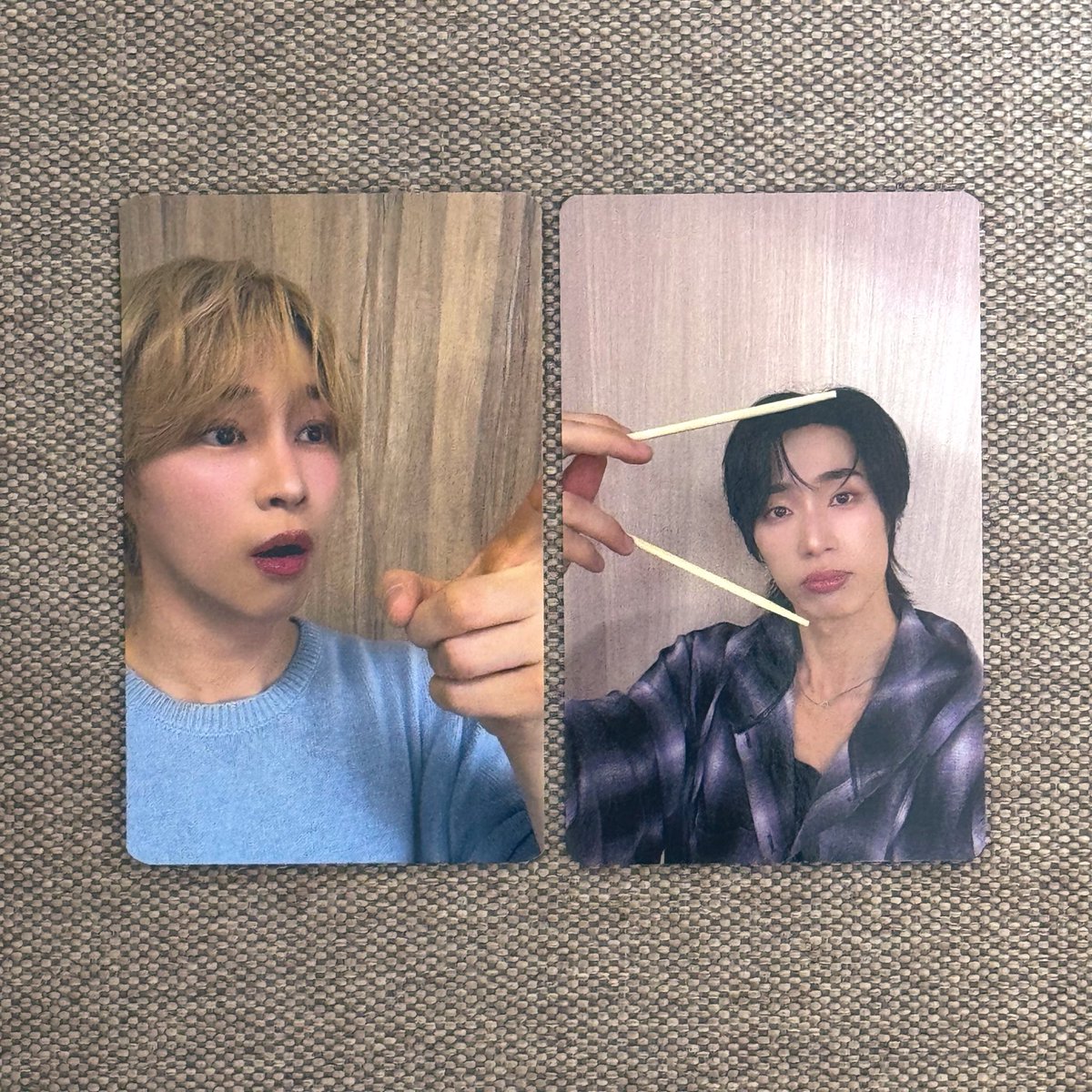 【交換探してます】
ASC2NT 抽選購入特典フォトカード

譲: 写真のもの

求: レオン・カイル お箸🥢ver

#ASC2NT #어센트