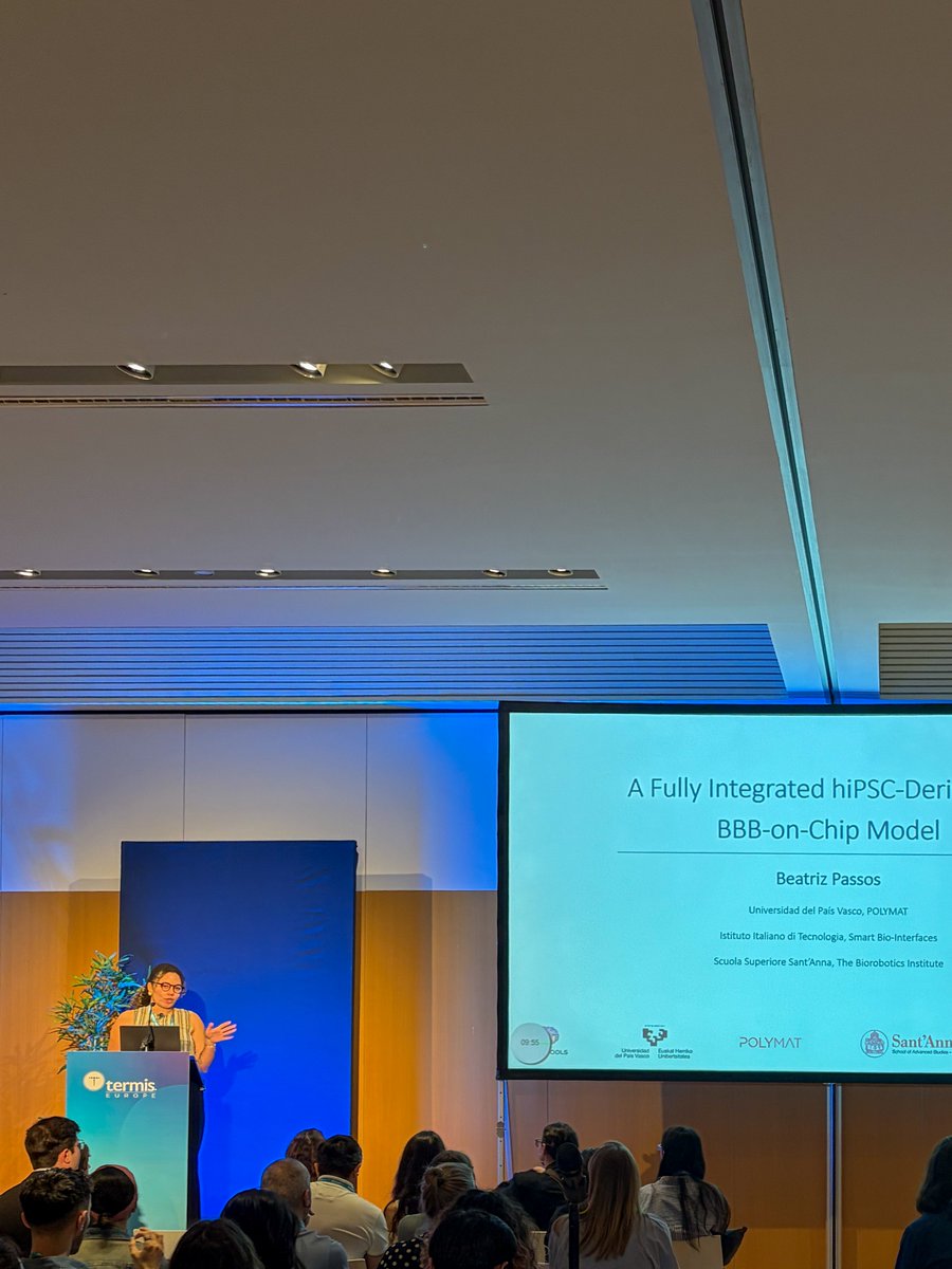 TheraToolsJD's tweet photo. Theratools was proudly represented at #TERMIS_EU2026 by our DCs, contributing to key conversations in tissue engineering &amp; regenerative medicine🔬
Congrats Beatriz &amp; @Marietta_alexx for oral &amp; @Yulian_Well for poster presentations👏
#TERMIS #Bloodbrainbarrier #msca #glioblastoma https://t.co/mQGEe5veH8