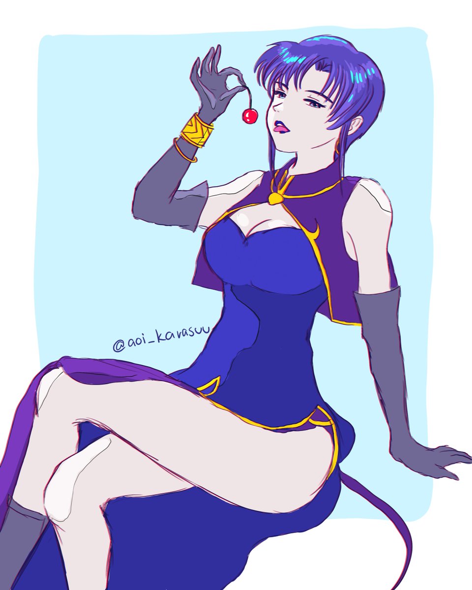 aoi_karasuu's tweet photo. ursula fire emblem 💜✨ https://t.co/rNibFKaYo3