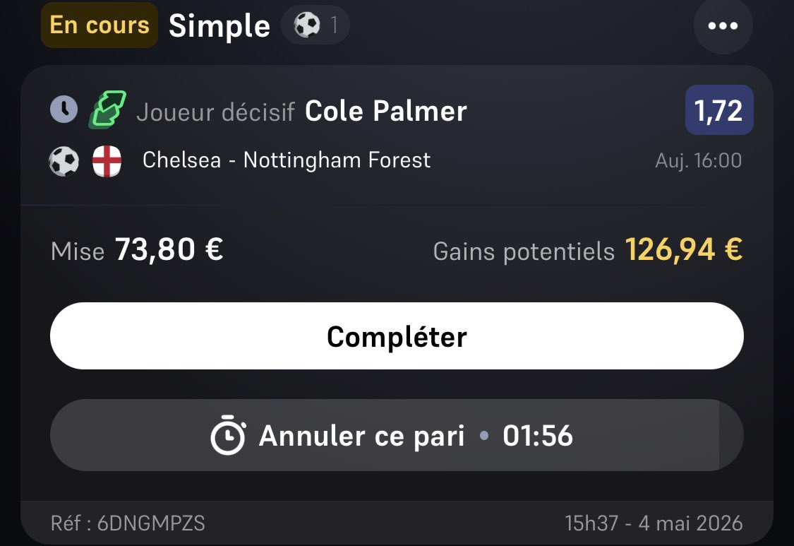 LeBarjotProno's tweet photo. Palier 3 de la montante telegram si vous voulez monter dans le train 
👉🏼 https://t.co/ouBIgclPTx https://t.co/OkigBt0WKh