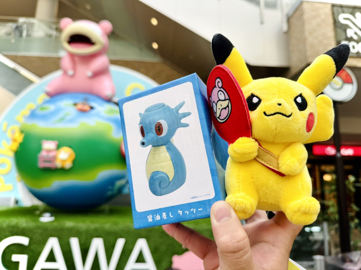 初のポケモンセンターカガワ⚡️ GWにしてはそんなに並ばず入れて