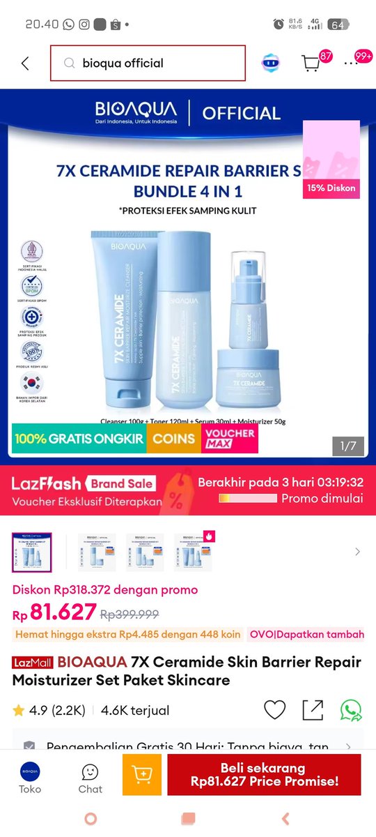lenichan69's tweet photo. @LazadaID Di Lazada 5.5 jyujyur pengen beli SkinCare buat saya min @LazadaID #LazadaID https://t.co/jxUGklnwpO