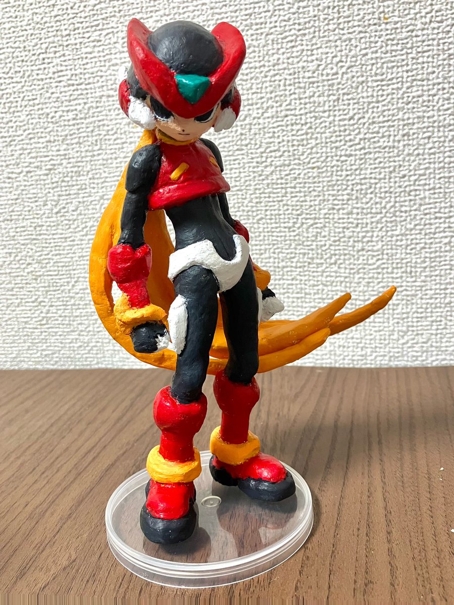 noro_zt's tweet photo. フィギュア初作
髪の毛🍟すぎる https://t.co/CXzqW2euCH