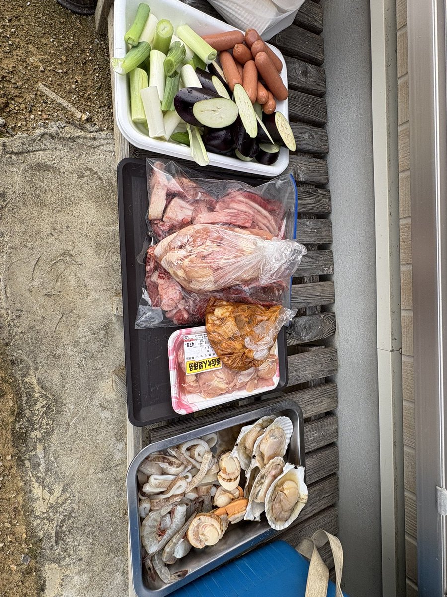 tarasan1111's tweet image. 今日はバーベキュー🍖をしました。でも風が強すぎてちょっと寒かったです😂
妹家族と一緒に食べました。
たまには外で豪快に食べるのがいいですね😎

＃BBQ
＃バーベキュー