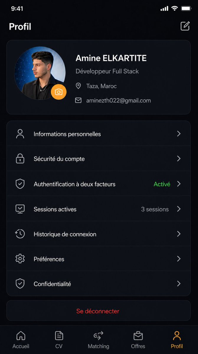 Amine_Elkartite's tweet image. TheWay mobile terminée.

Une app pour connecter les talents aux meilleures opportunités grâce au matching de compétences, l’analyse CV et les recommandations.

Dashboard, CV, Matching, Offres, Profil…
Expérience moderne et pro.
#TheWay #MobileApp #UIDesign