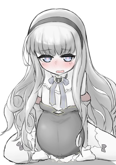 GWだ金髪ドスケベボテ腹を…と思ってたけどほぼモノクロで描いていた過去絵……