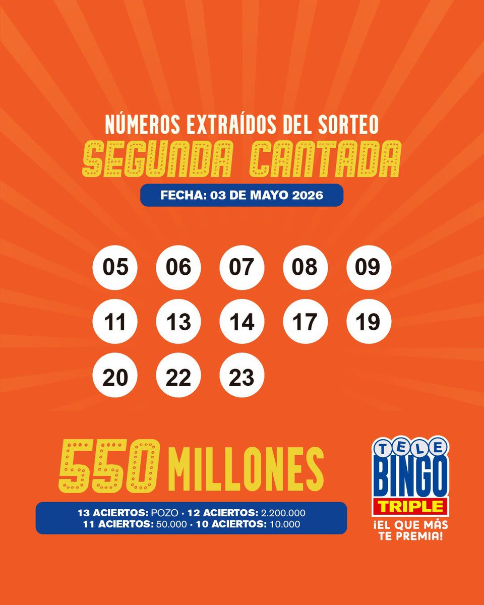 Telebingo Triple tweet media