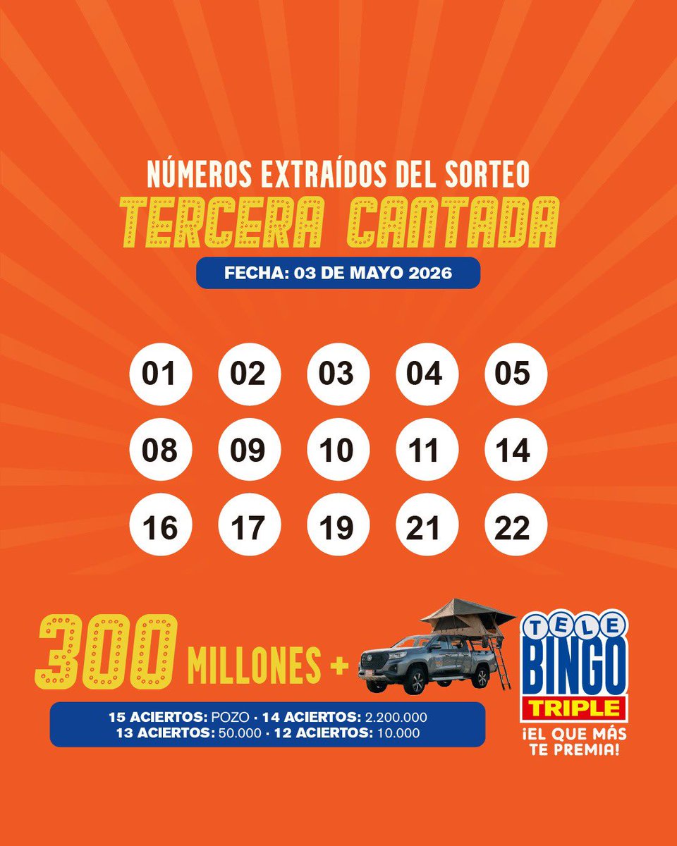 Telebingo Triple tweet media
