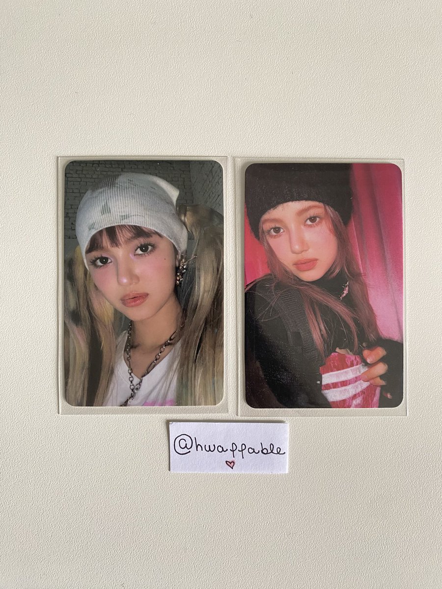 hwaffable's tweet photo. VENDA/VENDO NEWJEANS

• Danielle OMG Photocard | Weverse Ver. B
• R$20 cada + frete pelo Melhor Envio
• sem avarias, mando vídeos na dm 
• pagamento imediato por pix!

— feedbacks no fixado! <3 https://t.co/S5lY5fuv3X