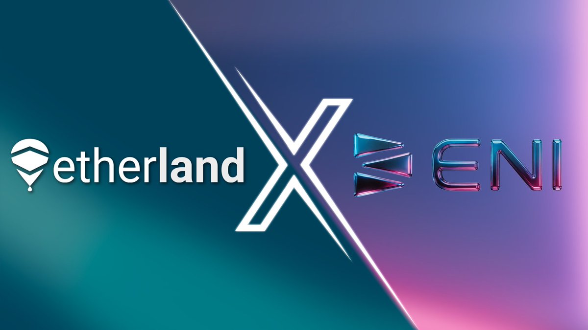 Etherland 🤝 <a href="/ENI__Official/">ENI</a>

We're excited to announce our partnership with ENI, the enterprise-grade modular L1 built for mass commercial adoption.
Two complementary stacks, one shared thesis: making enterprise Web3 adoption real.

🔐 Etherland brings identity, credentials &amp;