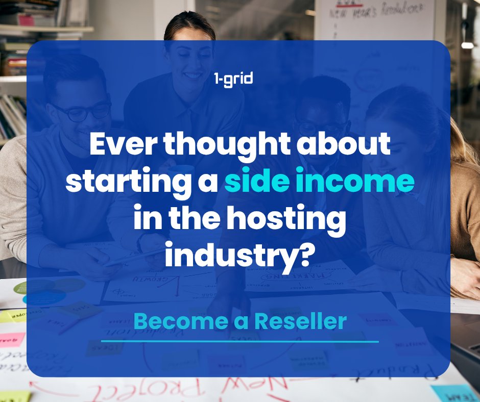 1grid_hosting's tweet photo. 1-grid's Reseller Programme lets you sell hosting, domains, and email under your own brand - backed by our infrastructure, with your name on the front.
Find out how to become a 1-grid reseller: https://t.co/OSch6XrYJe

#1grid #ResellerHosting #WebHostingSouthAfrica #SATech https://t.co/hZLvfAXySH